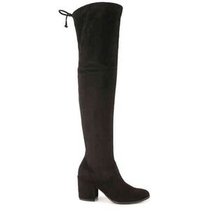 The Unkeilly Faux Suede Over the knee heel boot